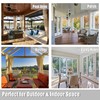 BONZER Waterproof Outdoor Blackout Curtains for Patio - Thermal Insulated,