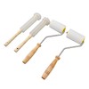 4PCS Honey Extractor Uncapping Needle Roller Wood Handle Honey Uncapper