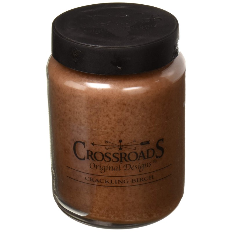 Crossroads Crackling Birch Scented 2-Wick Candle, 26 Ounce