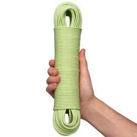 Hardys 50m Washing Line | Clothes Line with Steel Core & PVC Coating | Long Length for Indoor, Outdoor & Camping | Rot, Mould & Weather Resistant | Green