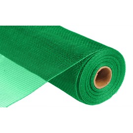 Emerald Green Christmas Deco Mesh - 10" x 10 Yards, Wreath, Spring, Fall, Wreath Decoration, Garland, Gift Basket Decor Ribbon, Bows, Mardi Gras, St. Patrick's Day, Easter