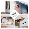 Ravinte 8 Pack Silver Magnetic Door Catch, Brushed Satin Nickel