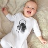 Azeeda 6-12 Month 'Native Spirit Wolf' Baby Romper Jumpsuit/Sleep Suit