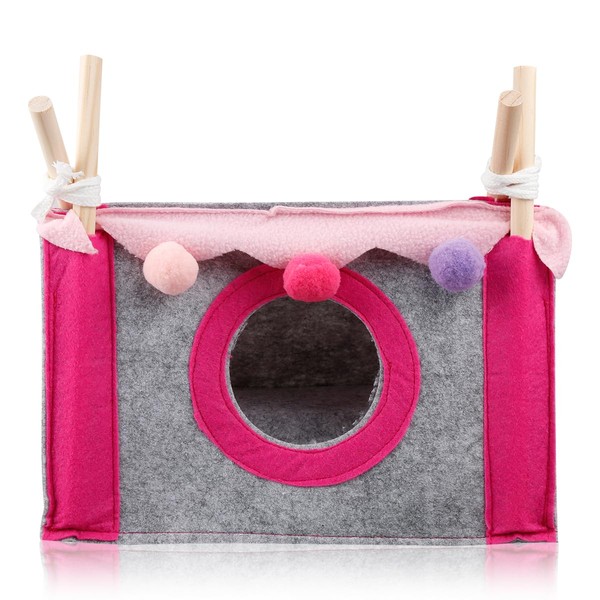 GLADFRESIT Guinea Pig Bed Pet Tent Cave House Hideout for