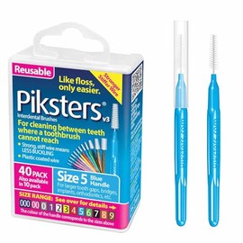 Piksters Interdental Brush Size 5 (40 Pack)