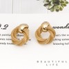 Gold Geometric Statement Earrings Gold Knot Earrings for Women Jewelry