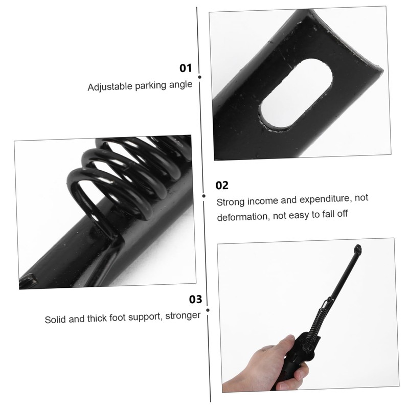 KICHOUSE Bike Kickstand Single Sided Support Non Slip Rear Stand