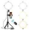 VIJIM Ring Lamp with Tripod, Phone Holder and Bluetooth Remote