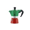 Bialetti Espressokocher-5650 Grün,Rot,Weiß One Size