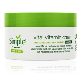 Simple Kind to Skin Vital Vitamin Night Cream (50ml) / 심플 킨드 투 스킨 바이탈 비타민 나이트 크림 (50ml)