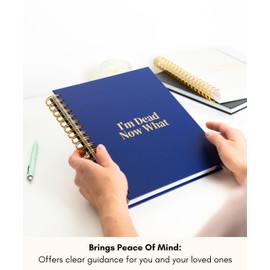 Lamare End of Life Planner – Estate Planning Organizer for Final Wishes & Arrangements | Im Dead Now What | When I Die Book Planner | What to Do When Im Gone Book