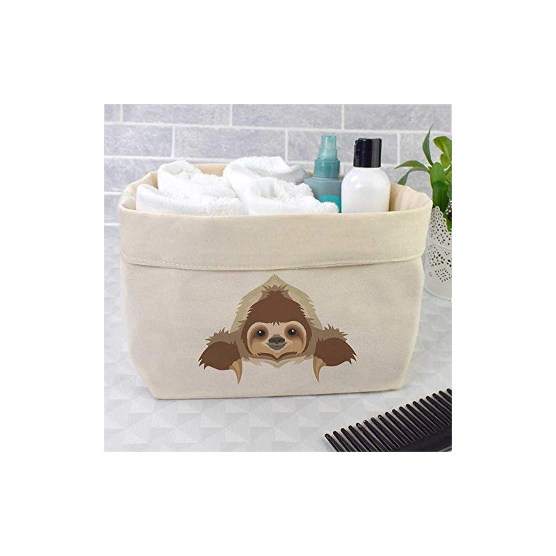 Azeeda Large 'Resting Sloth' Canvas Organiser/Storage Bag (OR00008239)