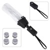 Juwacoo Transparent Automatic Pocket Umbrella Automatic Transparent Pocket Umbrella Storm