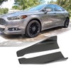 Universal Car Side Skirts 2PCS 19inch/48cm,Black Extension Splitter Lip Pair