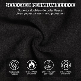 AYPOW Balaclava Winter Thermal Ski Mask, Windproof Face Mask with Warm Fleece Lined Motorcycle Bicycle Balaclava Ski Snood Neck Warmer Unisex for Outdoor Sports Skiing Snowboarding