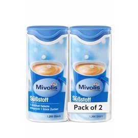 MIVOLIS Sweet Tablets Pack of 2400 Table Sweeteners | Germany