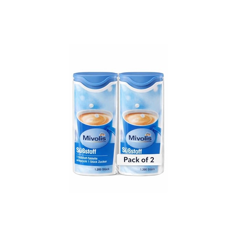 MIVOLIS Sweet Tablets Pack of 2400 Table Sweeteners | Germany