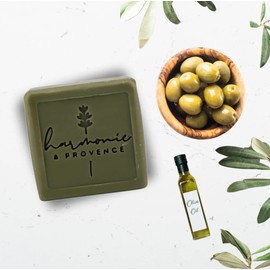 Harmonie & Provence Natural Products, Naturseife, Reine Olive Seife, Für trockene Haut, ohne Palm Oil, Made in France,