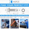 4.8 mm x 35 mm Roofing Screws, Hex Head Self-drilling