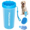 Comotech Dog Paw Cleaner with Bath Brush & Absorbent Towels