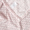 HOMESCAPES Pastel Pink Velvet Throw 130 x 160 cm Soft