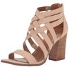 DV Dolce Vita womens Cluster Heeled Sandal, Nude, 9 US