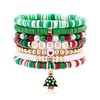 Christmas Bracelet Jewelry Accessories for Women Stocking Stuffers Red Green