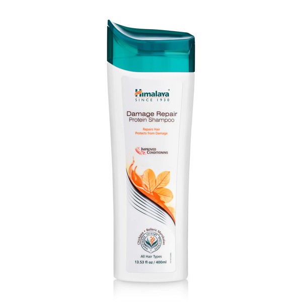 Himalaya Damage Repair Protein Shampoo for Dry, Frizzy Hair, 13.53 Ounce
