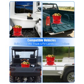 5 Gallon Bucket Holder, 11.6 Inch Diameter, Heavy Duty Aluminum Bucket Rack