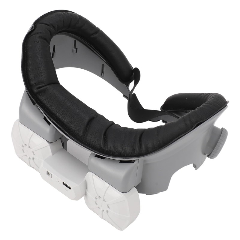 VR Cooling Fan Face Pad, Knob Adjustable Comfortable Protein Leather