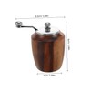 WOONEKY Wooden Pepper and Salt Grinders Hand-cranked Spice Grinder for