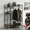 TONGMO Motorcycle Gear Rack, Heavy Duty Helmet Stand, Large Motorcycle