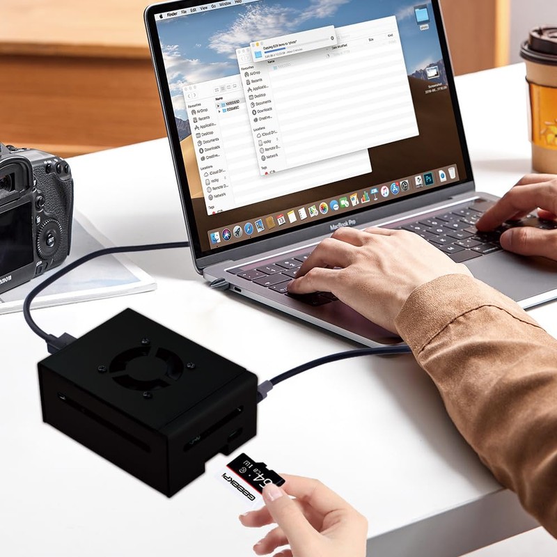 GeeekPi Raspberry Pi 5 Case with Fan, Raspberry Pi 5
