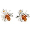 Bees Beekeeper Metal Cufflinks Cuff Links