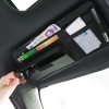 XUKEY PU leather Car Sun Visor Organizer Multi-Pocket Sunglass Bank