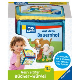 ministeps: Mein erster Bücher-Würfel (Starter-Set): Ab 12 Monate