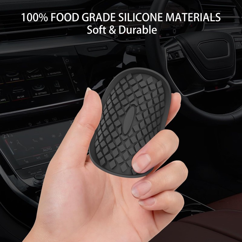 ME.FAN Car Cup Coasters [4 Pack] Silicone Car Coasters/Cup Mats