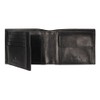 camel active Leder Geldbörse Pine Horizontal Wallet Black schwarz