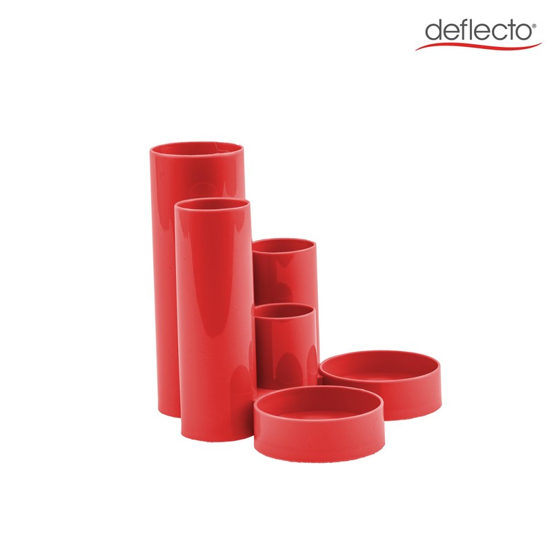 Deflecto Value Tidy Tube - Red