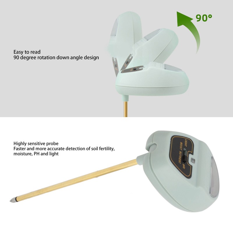 Soil Moisture Meter Professional High Sensitivity Accurate 4 in 1