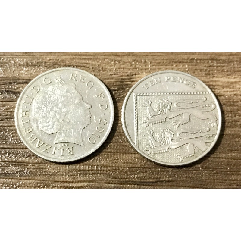 MAGIC 10 pence SPLIT COIN / 10p SPLIT COIN MAGIC
