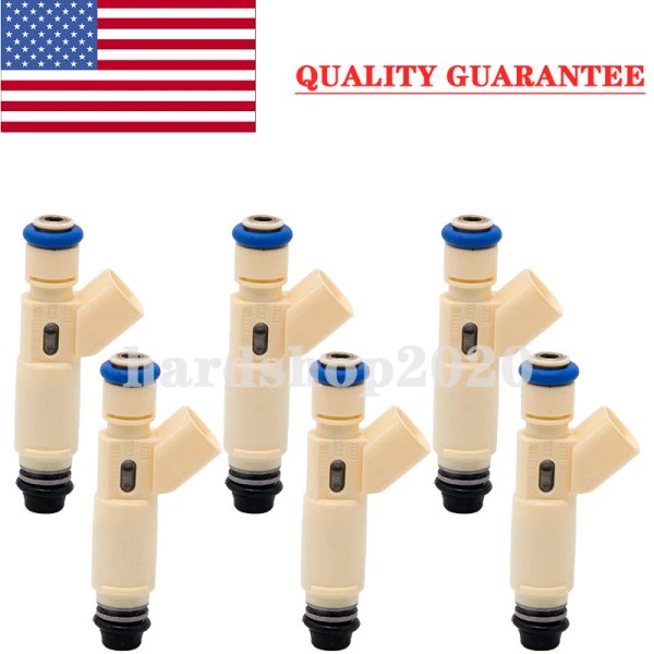 Hardshop2020 6Pcs Fuel Injectors Fits For Ford 2001-2004 Mazda-Mercury 3.0