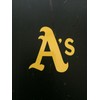 TWO OAKLAND A'S BASEBALL HELMET VINYL STICKER DECAL BATTING HELMET DECAL
