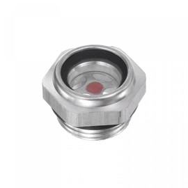 sourcing map Air Compressor Oil Level Indicator Sight Glass M20 x 1.5 mm Aluminium Liquid Indicator