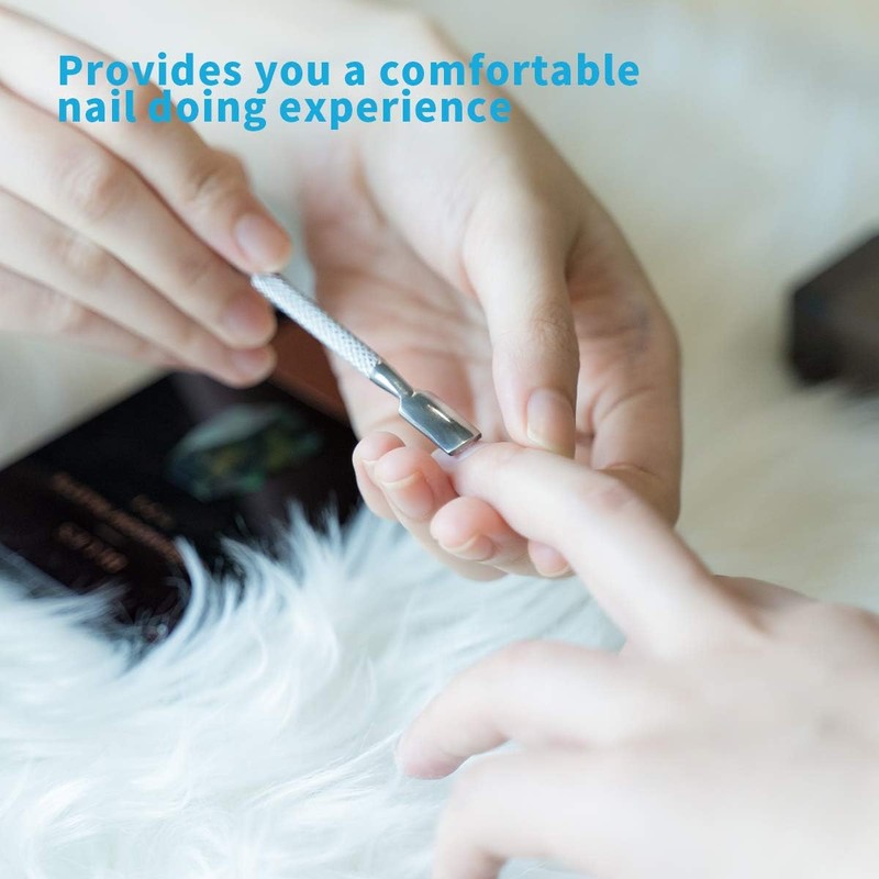 HaimiLiya Cuticle Pusher Dual-end Dead Skin Nail Pusher Nail Dirt