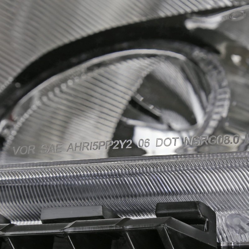 Spec-D Tuning Chrome Housing Clear Lens Passenger Right Side Headlight