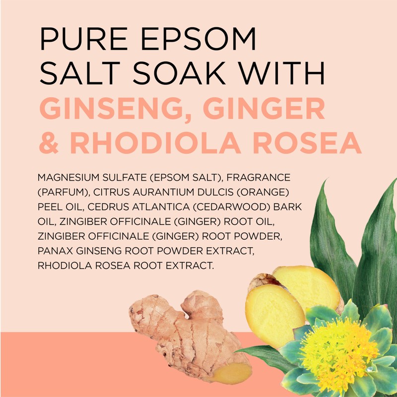 Dr Teal's Pure Epsom Salt Stress Relief with Ginseng &