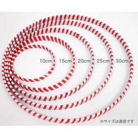 Panami TR-7 Hanging Ornament, Auxiliary Material, Red and White Ring, 7.9 inches (20 cm)