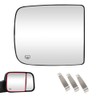 Senzeal Passenger Side Tow Mirror Glass Heated Tow Mirror Replacement
