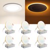 Amico 6 Pack 4 Inch 5CCT LED Recessed Ceiling Light
